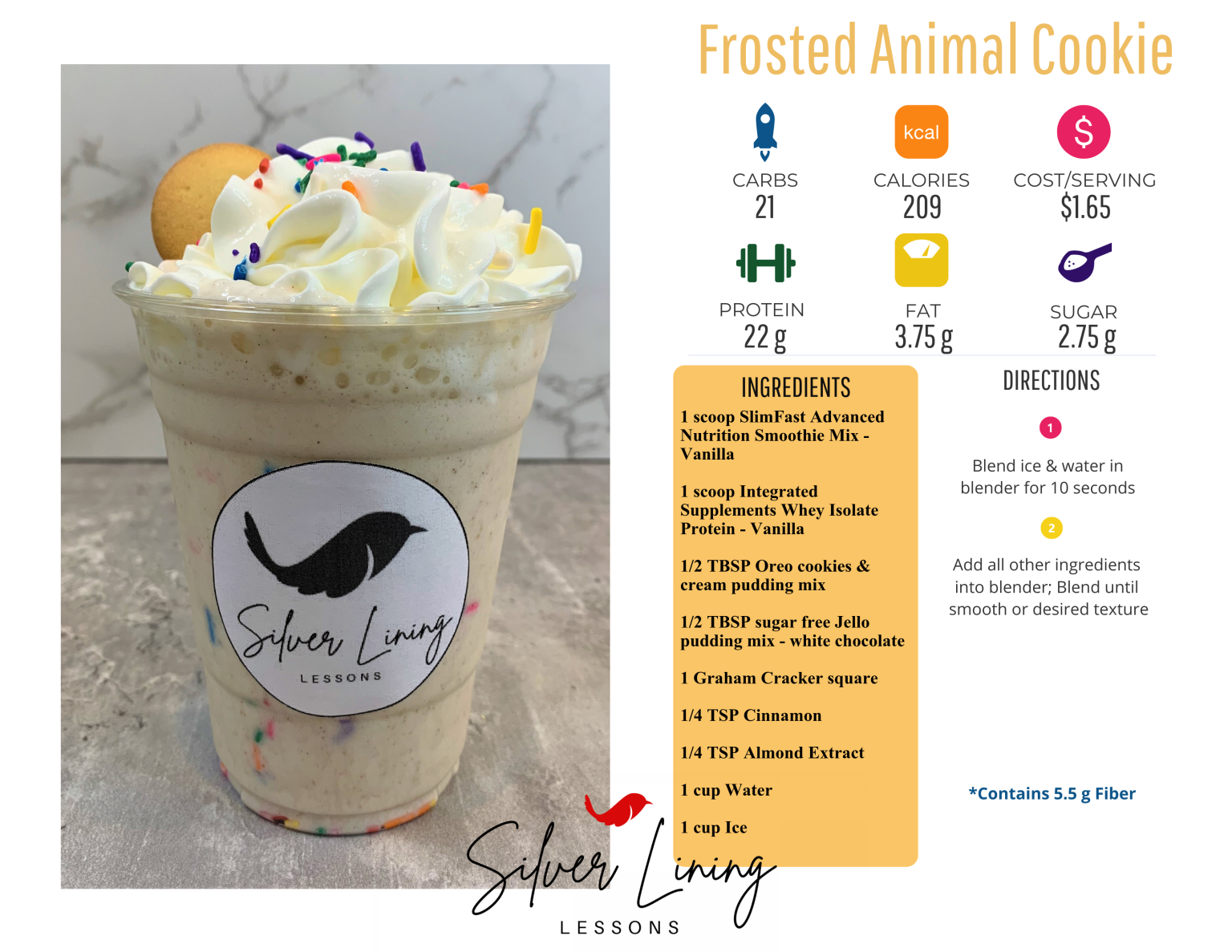 Frosted Animal Cookie Silver Lining Lessons