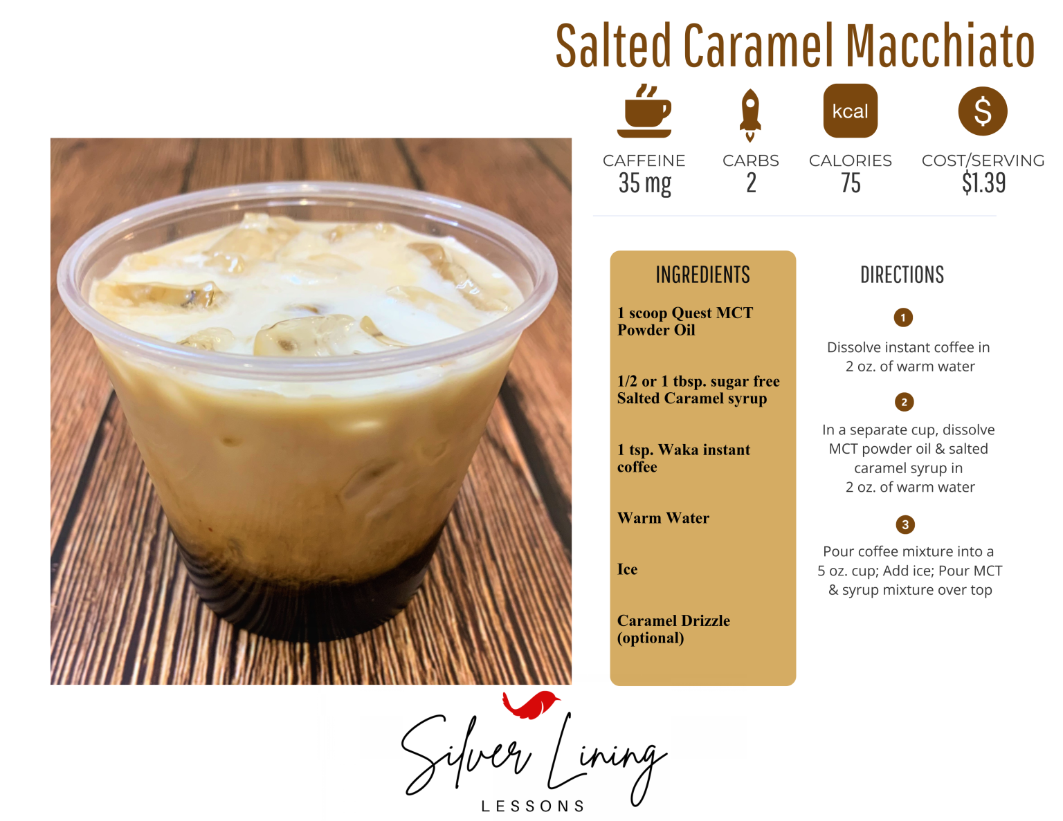 Salted Caramel Macchiato Silver Lining Lessons
