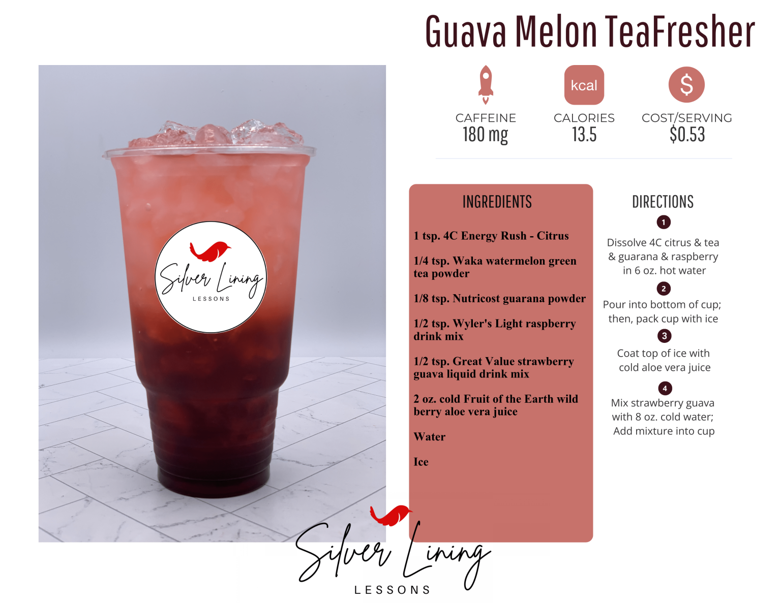 Guava Melon TeaFresher Silver Lining Lessons