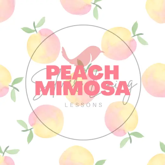 Peach Mimosa Water Silver Lining Lessons